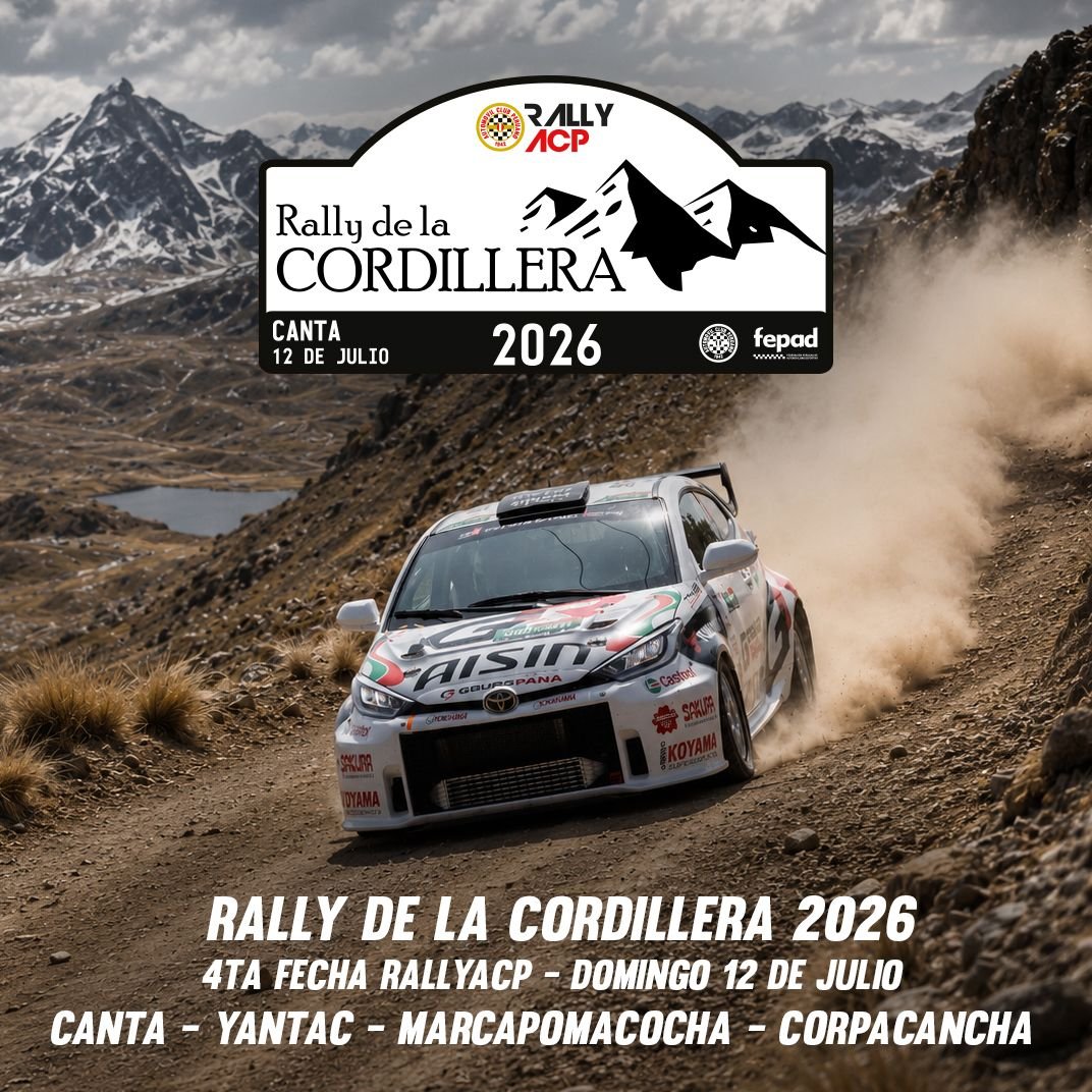 Afiche oficial Rally de la Cordillera 2026